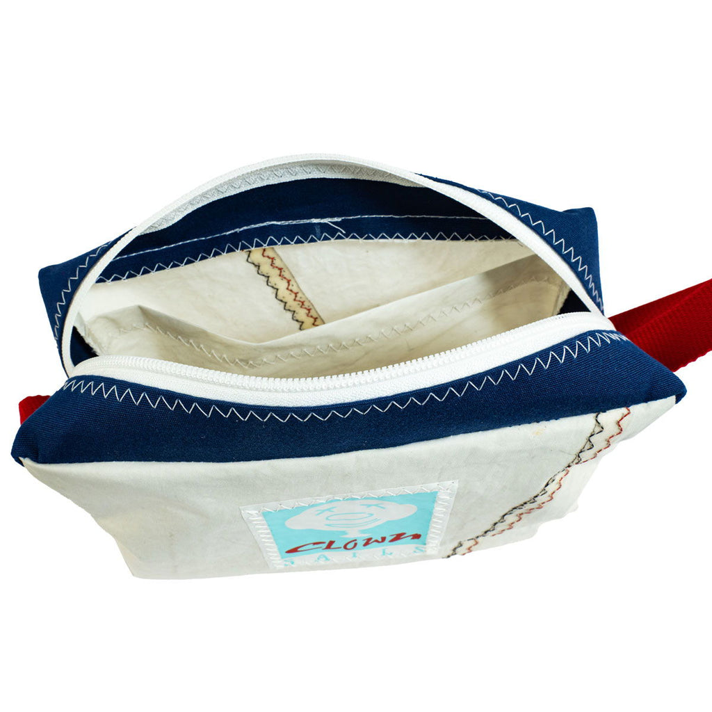 Oversikt av Toalettmappe Mini Bag resirkulert seilduk 23x14x8 cm