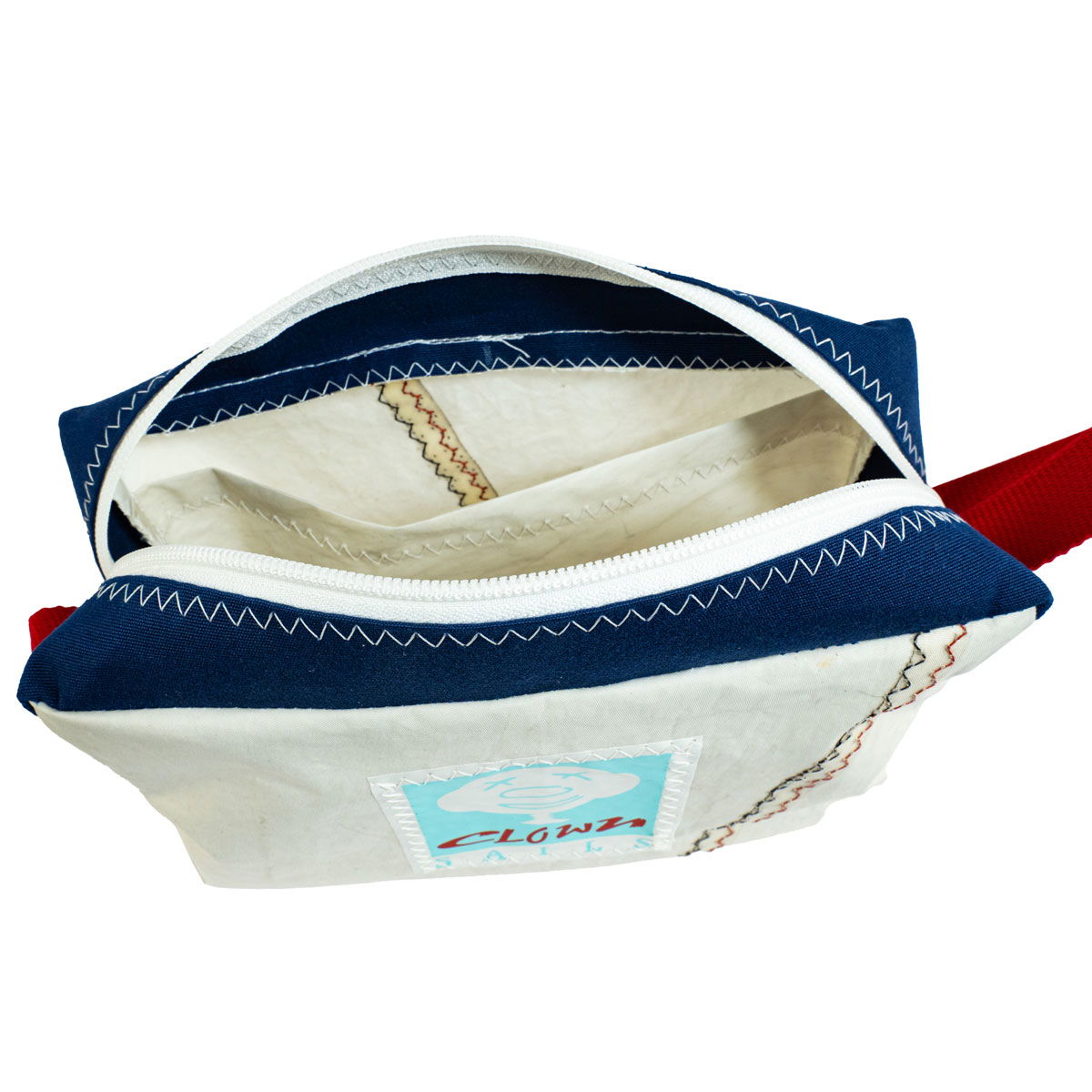 Oversikt av Toalettmappe Mini Bag resirkulert seilduk 23x14x8 cm
