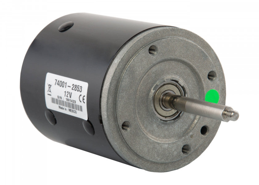 Toalettmotor 8 mm aksel 12/24 V - Jabsco forfra