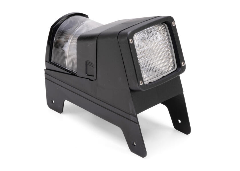 Topplanterne med dekkslys serie 8504 svart i bruk