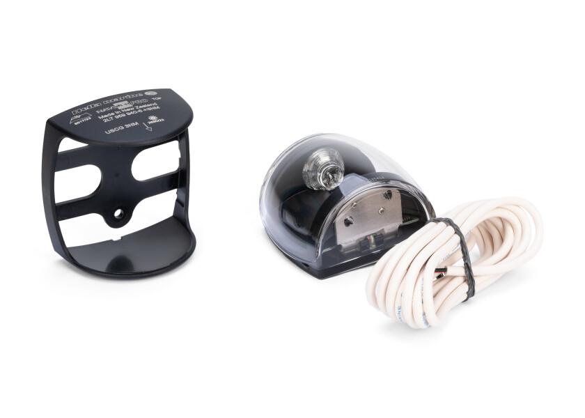 Sidevisning av Topplanterne NaviLED PRO sort 12/24V
