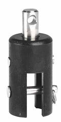 Toppsvivel aluminium 25 mm 1108 kg - Barton for båtutstyr