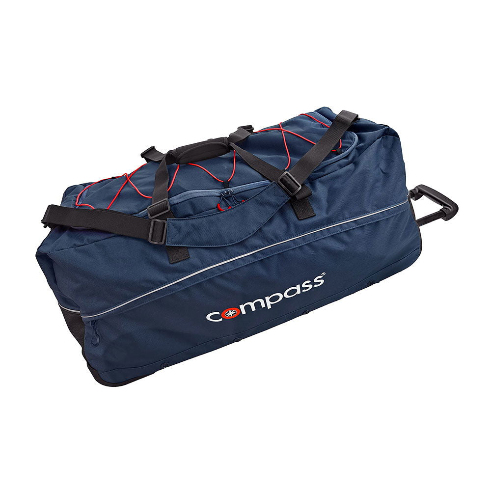 Trillebag 130 liter 600D polyester 85x40x40 cm - Compass forfra