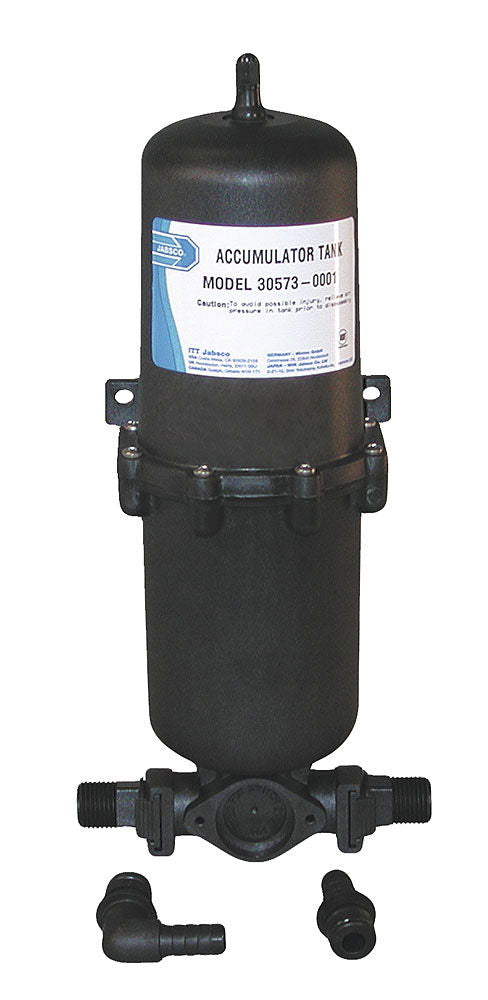Trykkutjevning tank 1 liter 8,6 bar 1/2 tomme tilkobling - Jabsco forfra
