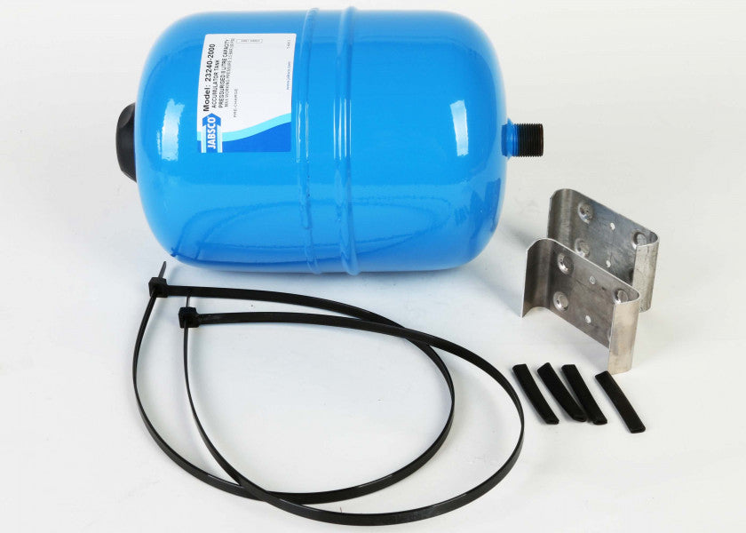 Trykkutjevningstank stål 8 liter maks 3,4 bar - Jabsco bakside