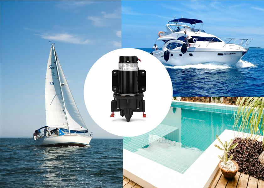 Trykkvannspumpe Aqua Jet WPS 3.5 12V 13 l/min detalj av membran