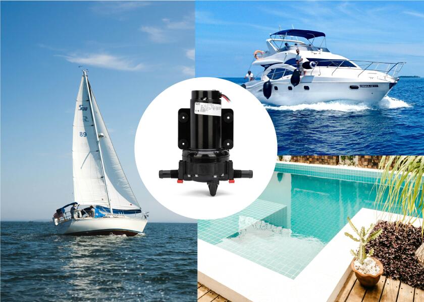 Elektrisk tilkobling på Trykkvannspumpe Aqua Jet WPS 4.0 12V 15 l/min