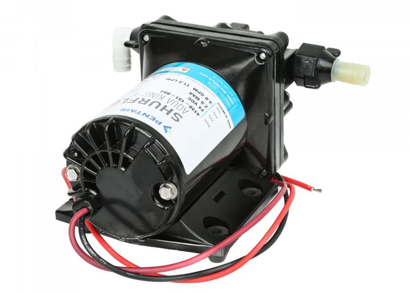 Bakside av Trykkvannspumpe AQUA KING II Standard 3.0 24V 11,3 l/min