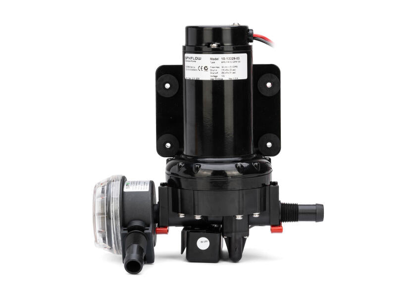 Trykkvannspumpe Flow Master 5.0 12V bakside