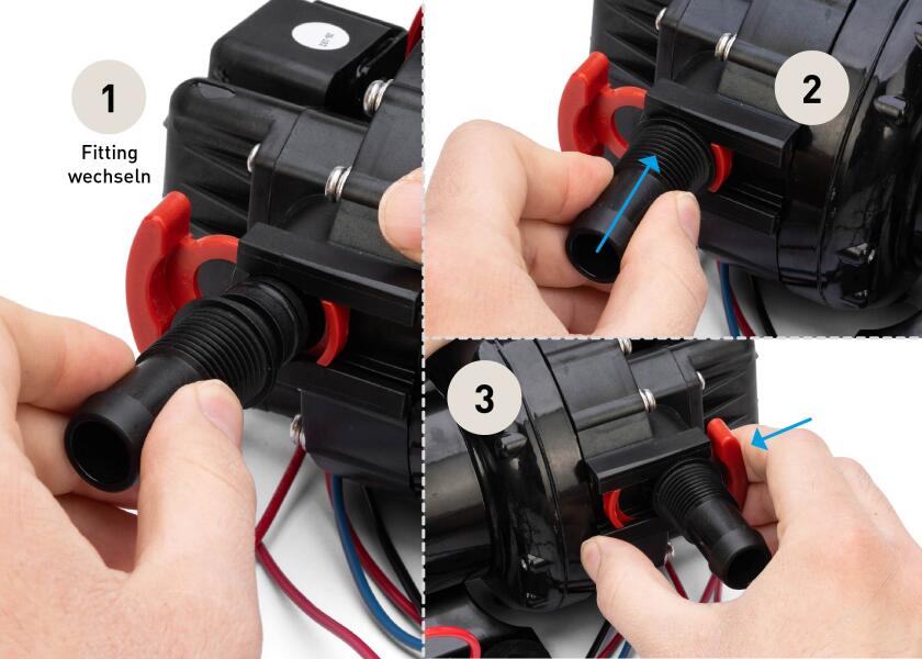 Trykkvannspumpe Flow Master 5.0 undersiden