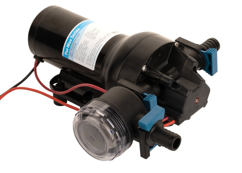 Trykkvannspumpe PAR-MAX HD6 12V 23 l/min 2,8 bar forfra