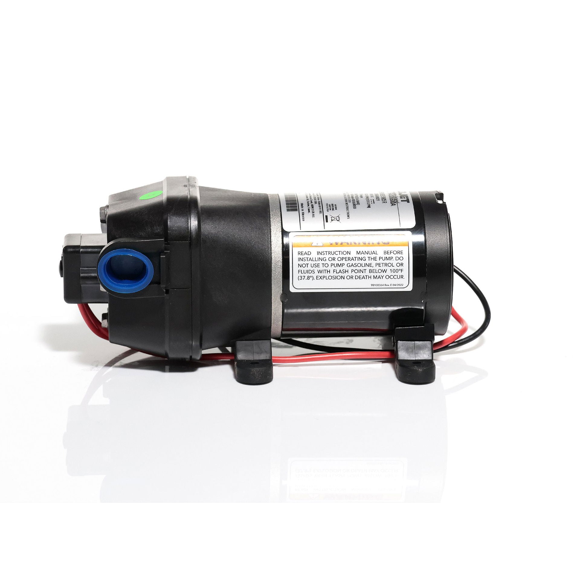 Trykkvannspumpe Quad 2 12V 12,5 l/min 2,5 bar forfra