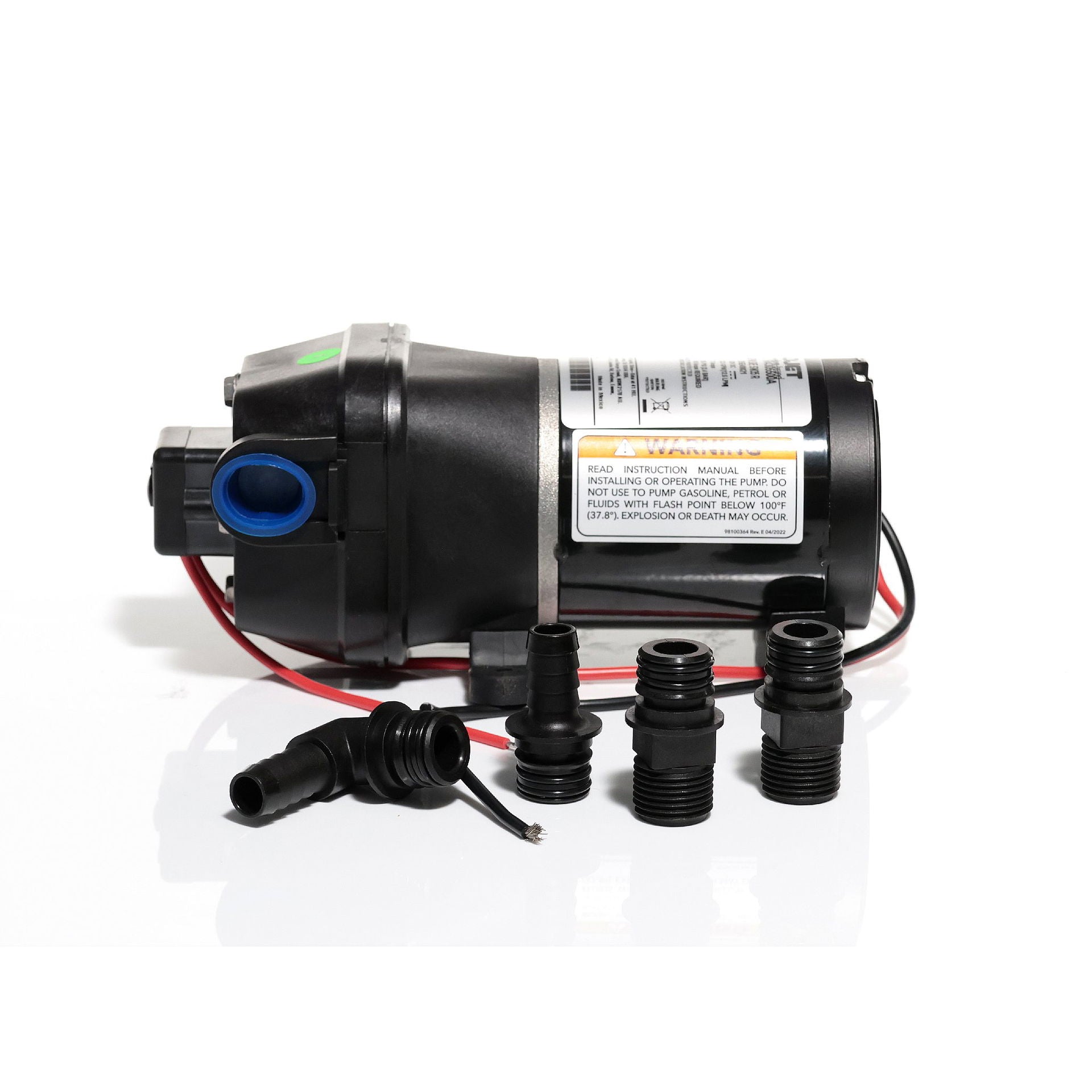 Nærbilde av Trykkvannspumpe Quad 2 12V 12,5 l/min 2,5 bar