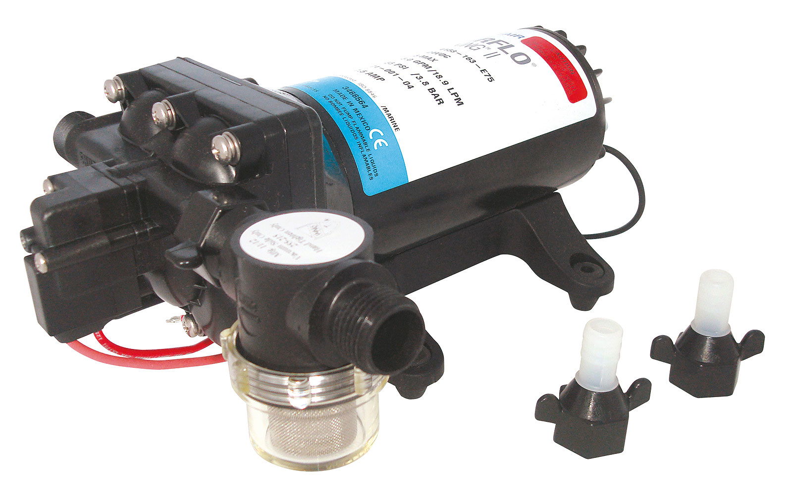 Trykkvannspumpe SHURflo Aqua King 2 12V foran