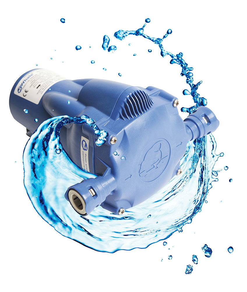 Trykkvannspumpe WaterMaster 12V 8 l/min 2 bar - Whale forfra