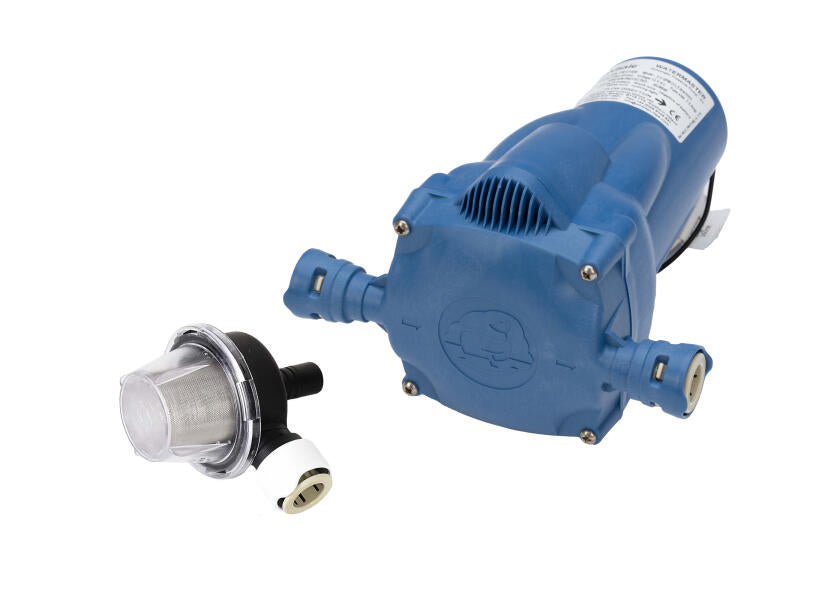 Trykkvannspumpe Watermaster FW1215 12V 11,5 lmin forfra