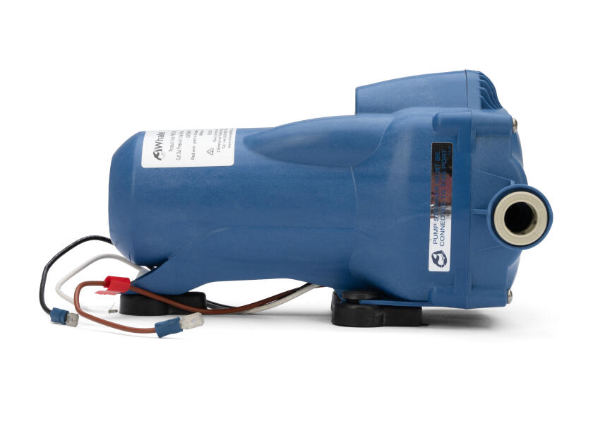 Trykkvannspumpe Watermaster FW1215 12V 11,5 lmin bakside