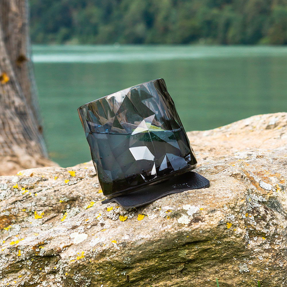 Tumblerglass med magnet 0,25 l 2-pack Silwy med gel-underlag