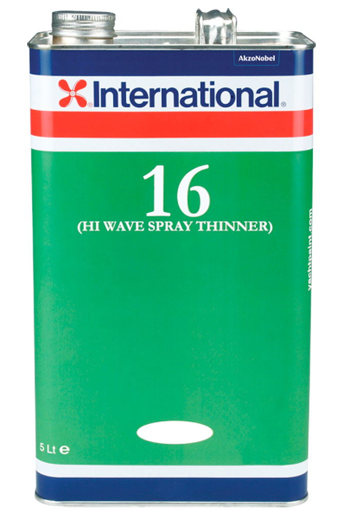 Tynner nr. 16 for Uni-Chrome Gloss og Midcoat Flat - International front