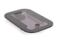 Ultra Low Profile dekksluke størrelse 20 aluminium 263 x 407 mm Lewmar forfra