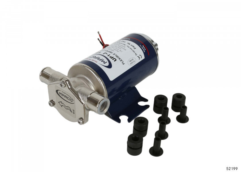 Detalj av Universalpumpe UP1-J 12V 28 l/min 1 bar 3/4 tommer tilkobling