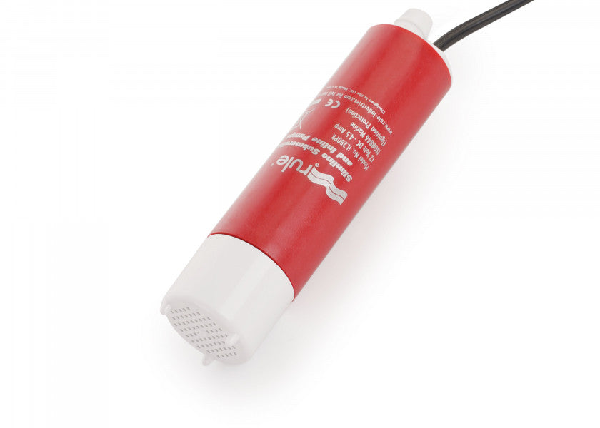 Universalt dykk-pumpesett 12V 16 l/min 1/2 tilkobling Rule forfra