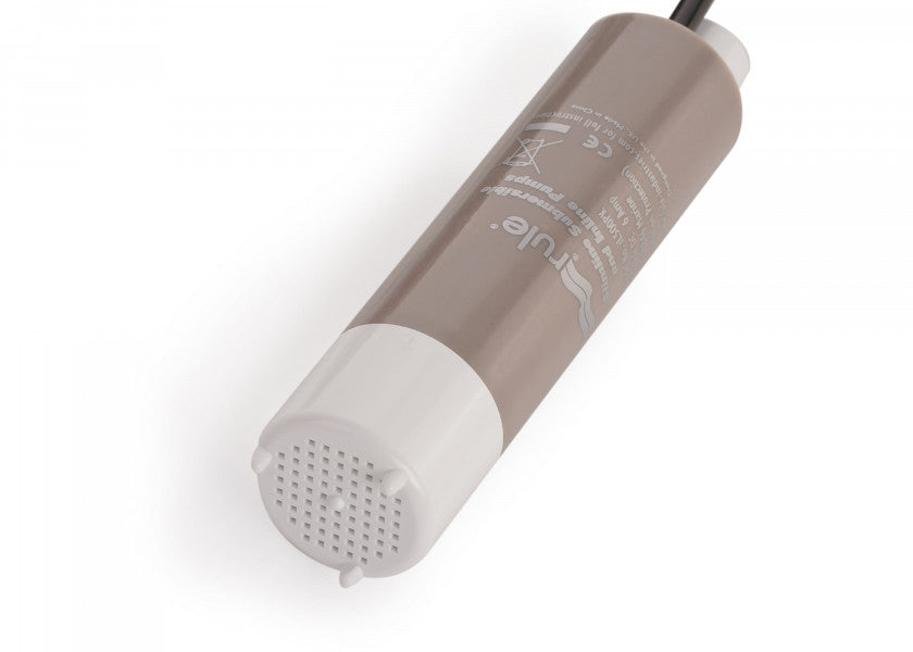 Universalt dykk-pumpesett 12V 32 l/min 3/4" tilkobling - Rule forfra