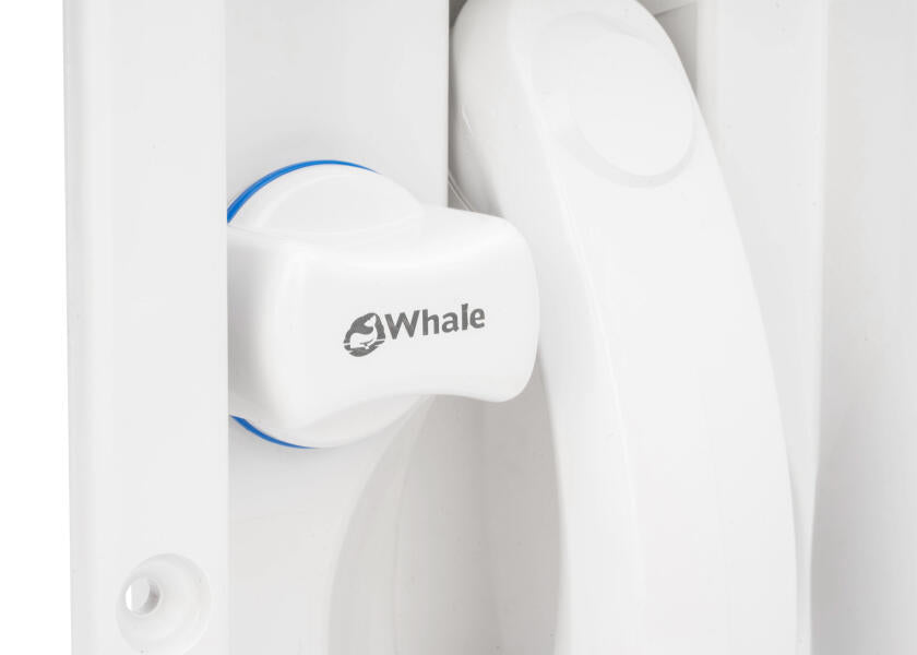 Utendørsdusj for motor- og seilbåt - WHALE sideprofil