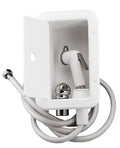 Utvendig dusj innfelt ABS med blandebatteri og slange 2,5 m - Compass forfra