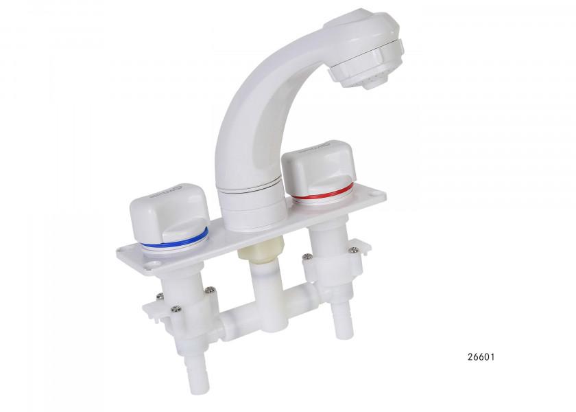 Vannkran ELEGANCE RT2010 blandebatteri plassbesparende bakside