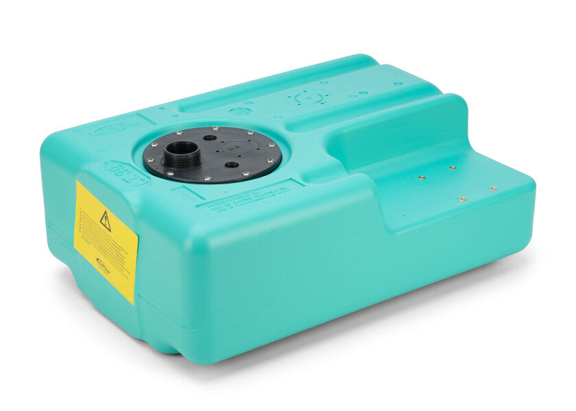 Vanntank 39 l med pumpe 11 l/min 12V bakside