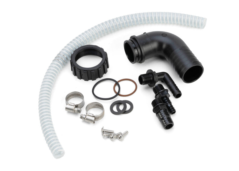 Vanntank 39 l med pumpe 11 l/min 12V sett fra siden