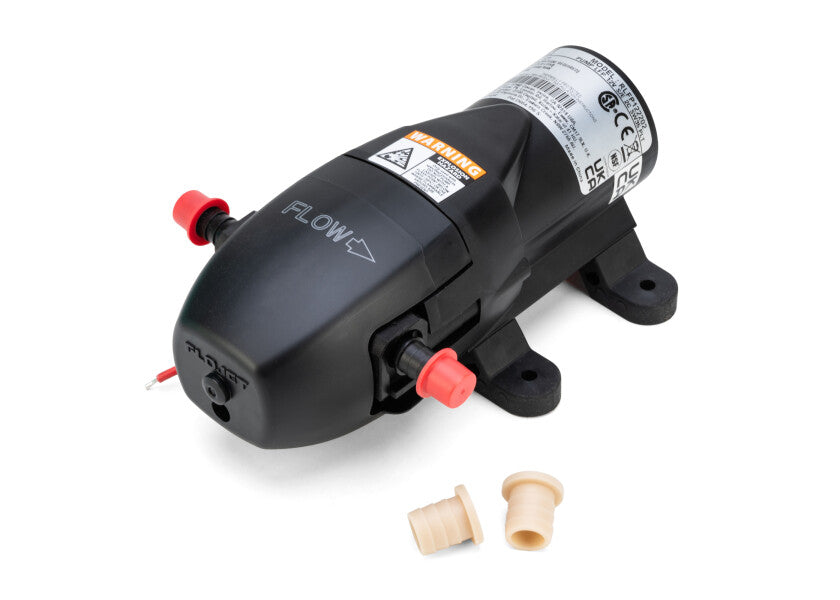 Vanntank 45 l med pumpe 3,8 l/min 12V CAN PLASTIC bakside