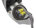 Vanntett USB-uttak type B 12/24V IPX4 dobbelt 57x55 mm forfra
