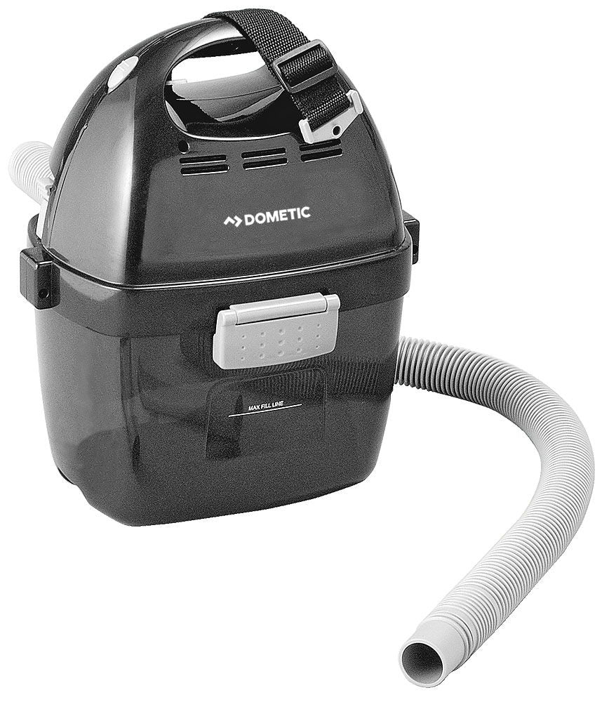 Våt- og tørrstøvsuger 12V oppladbar 3,8 liter 90W forfra