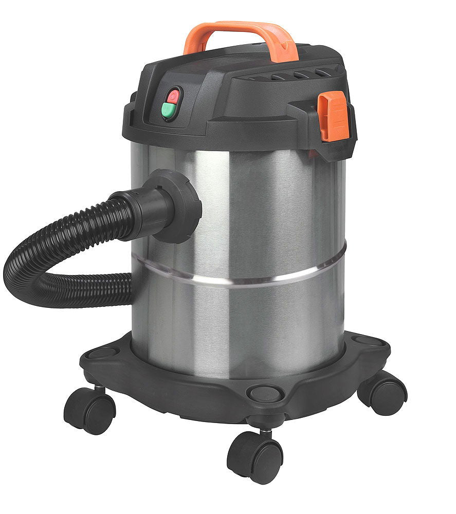 Våt- og tørrsuger 1000 W 12 liter 220 V med blåsefunksjon forfra