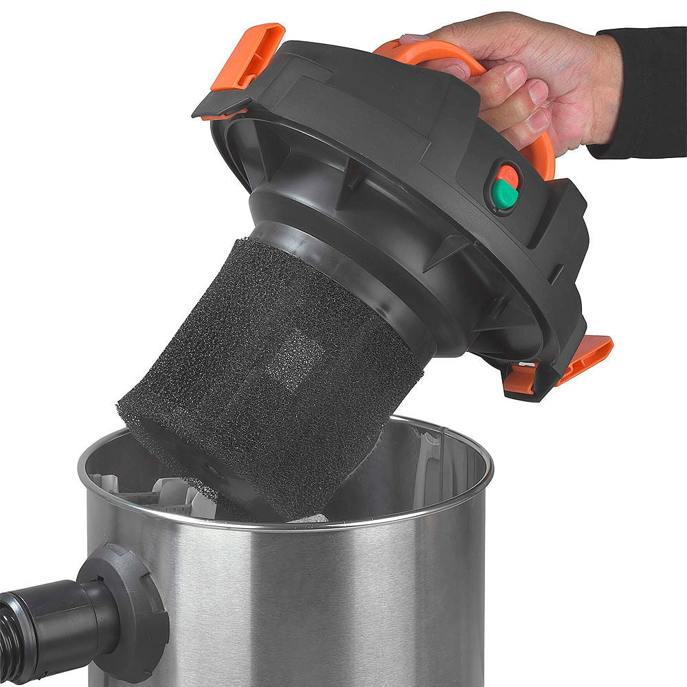 Montert Våt- og tørrsuger 1000 W 12 liter 220 V med blåsefunksjon