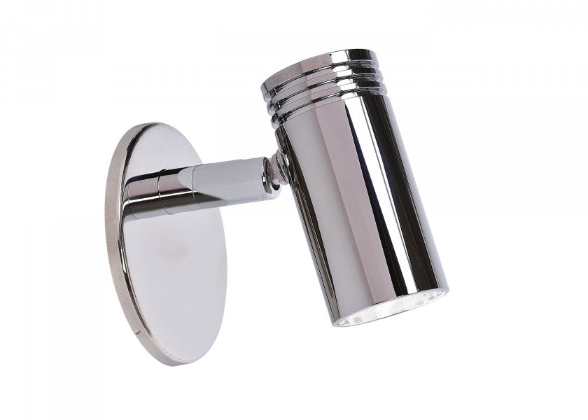 Vegglampe JACOB LED forkrommet aluminium - Quick forfra