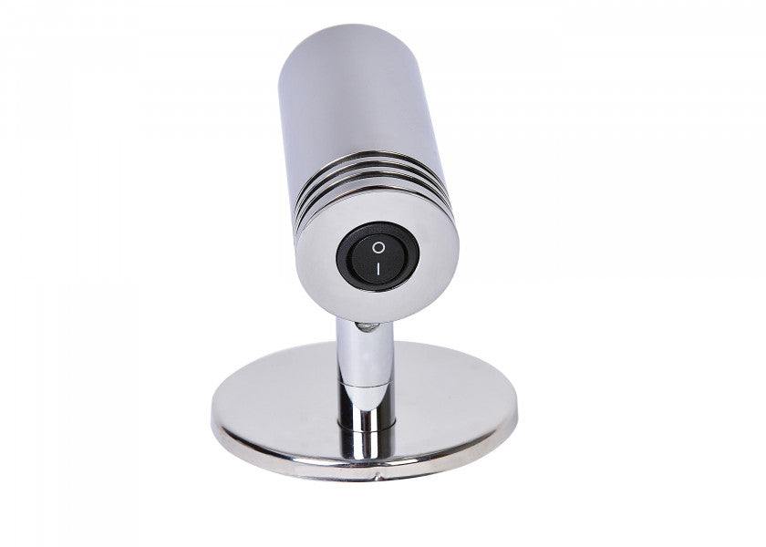 Vegglampe JACOB LED forkrommet aluminium - Quick nærbilde av justerbar lampe