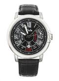 Vela Engine Chronograph klokke med håndmalt urskive forfra