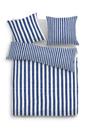 Vendbart sengesett bomull 80x80 + 155x220 cm forfra