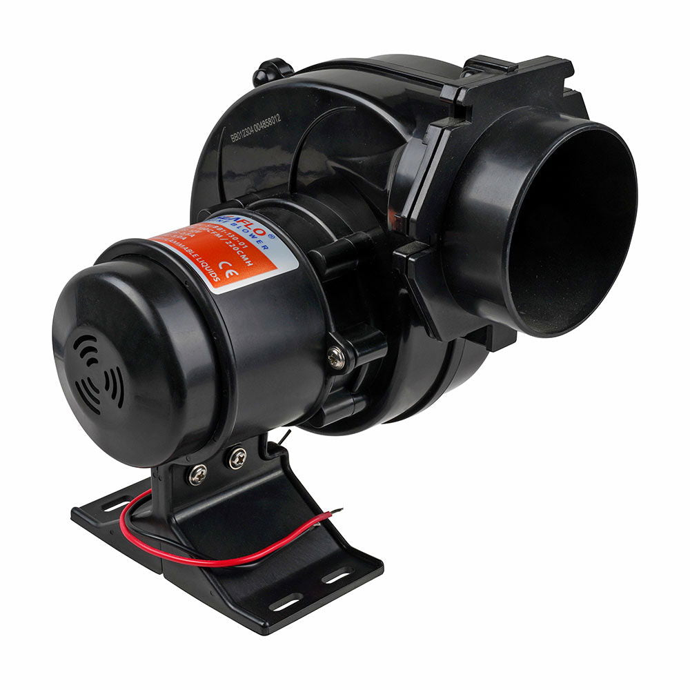 Ventilator 12V 280 m³/h 75 mm ABS - Compass bakside