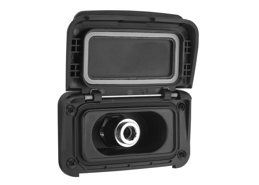 Ventura utendørsdusj med Quick-Connect IP68 SCANSTRUT detalj