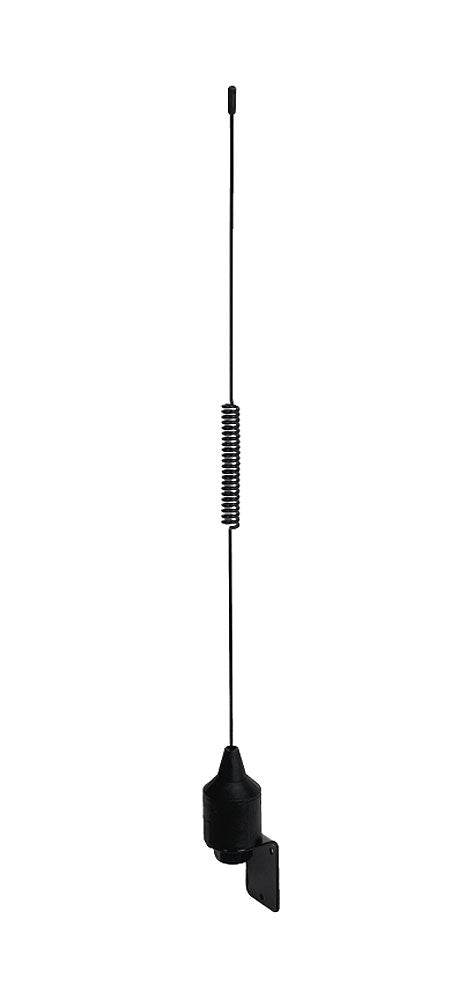 VHF-antenne for gummibåt rustfritt stål 0,57 m med 6 m kabel forfra