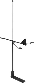 VHF-antenne Hawk rustfritt stål 90 cm forfra