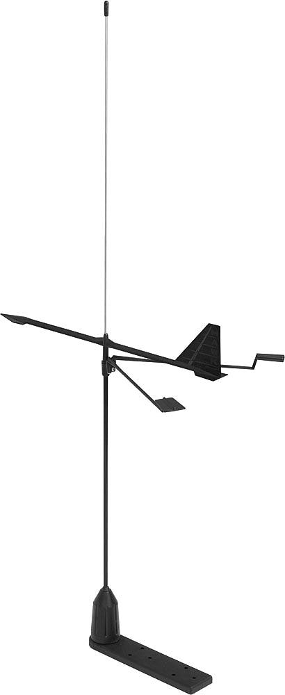 VHF-antenne Hawk rustfritt stål 90 cm forfra