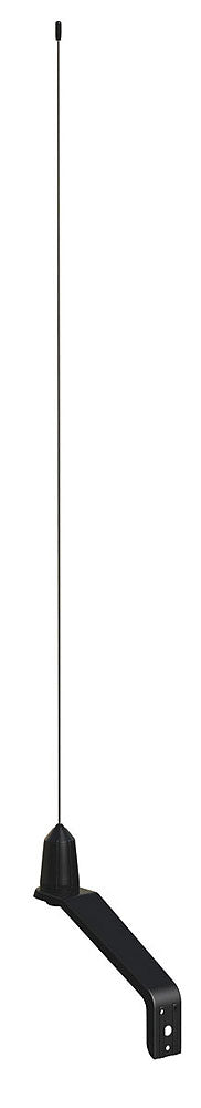 VHF-antenne rustfritt stål 90 cm med 20 m kabel PL-259 forfra