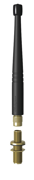 VHF helical antenne 18 cm gummibelagt med gullkontakter - Shakespeare forfra