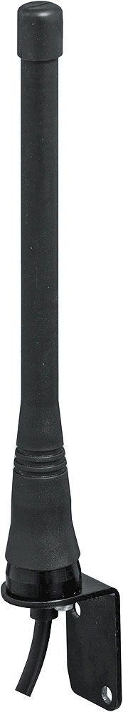 VHF spiralantenne 15 cm med 20 m RG58-kabel sett forfra
