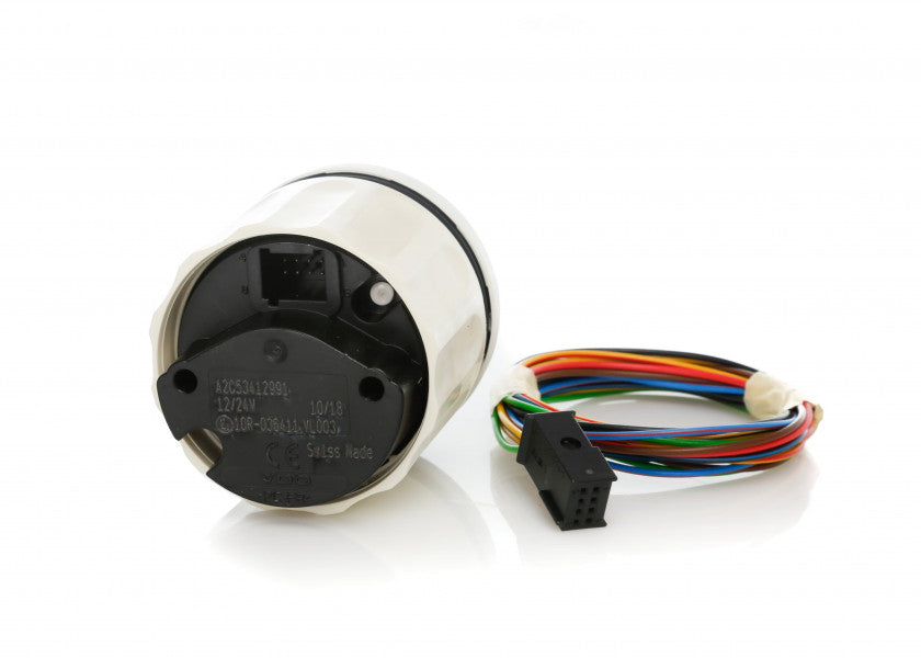Viewline drivstoffmåler 12/24V hvit - VDO detalj